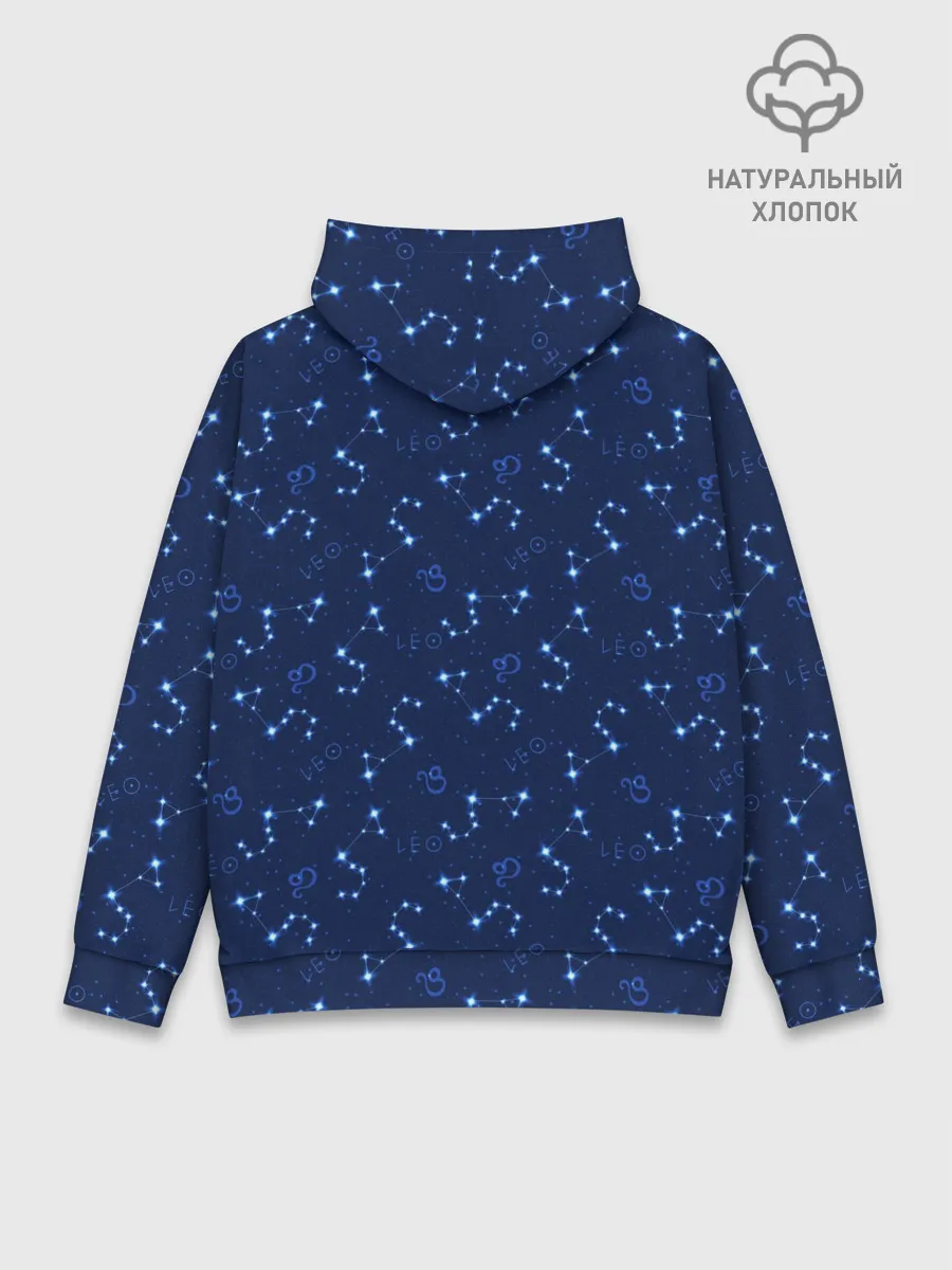 Худи мужской база хлопок / Лев