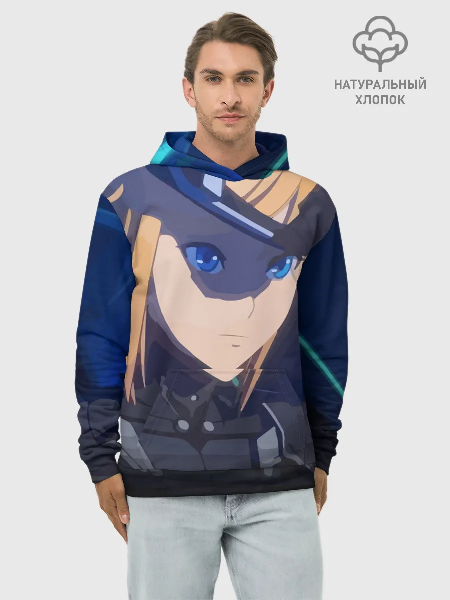 Худи мужской база хлопок / Тихоокеанский рубеж
