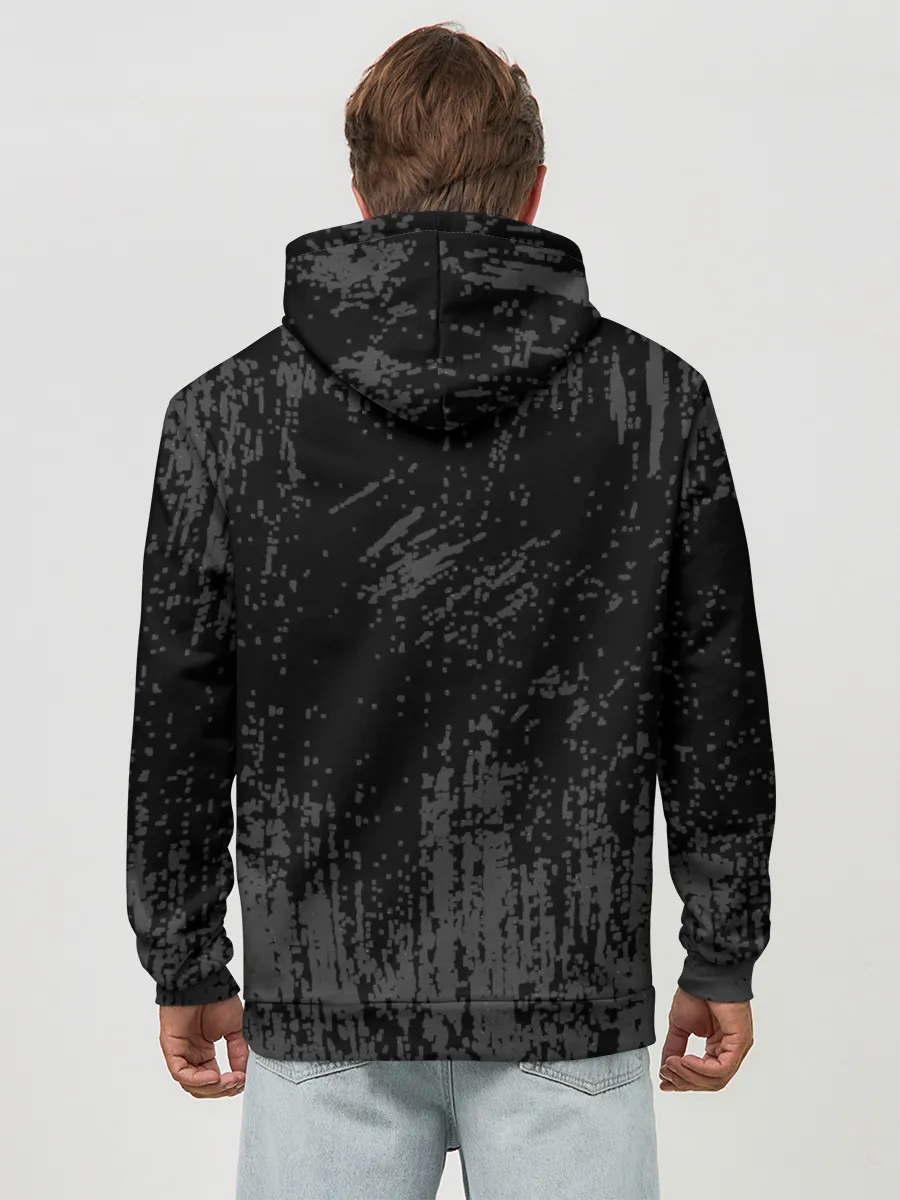 Худи мужской база хлопок / За Родину!