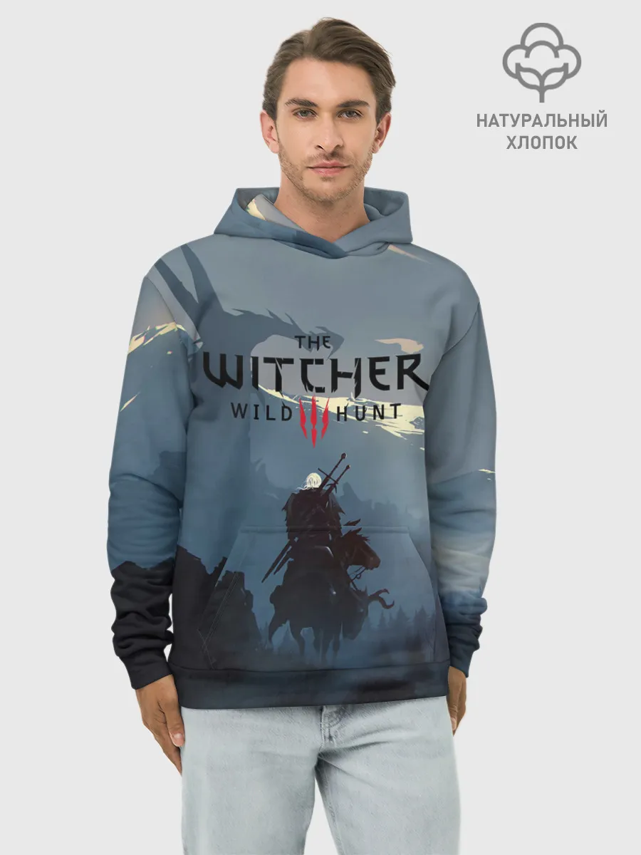 Худи мужской база хлопок / Ведьмак