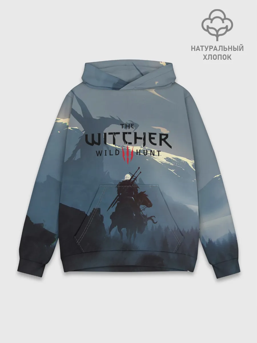 Худи мужской база хлопок / Ведьмак