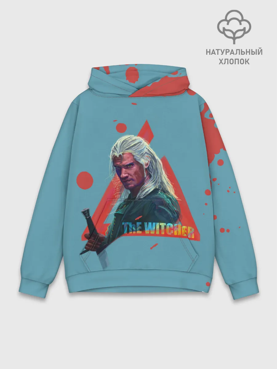 Худи мужской база хлопок / Генри | Ведьмак