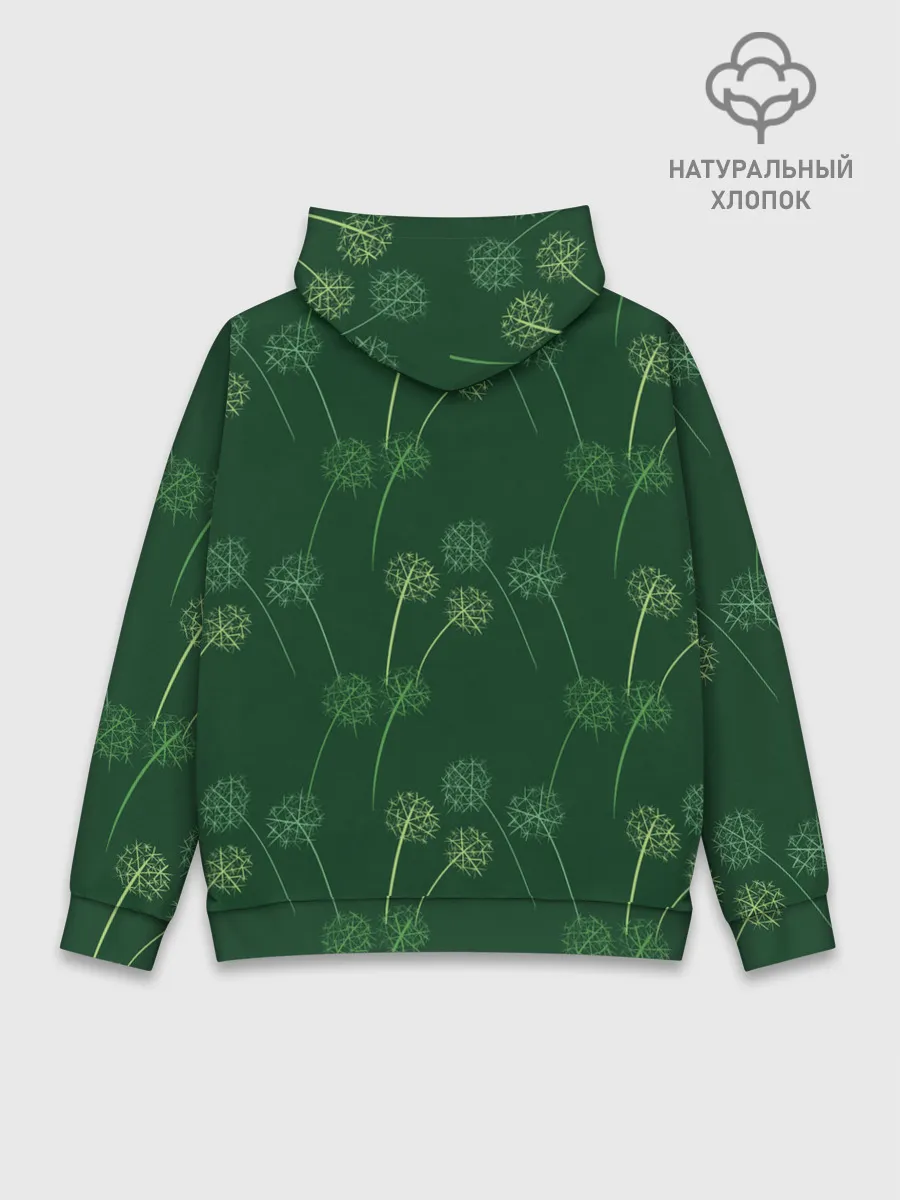 Худи мужской база хлопок / Одуванчики