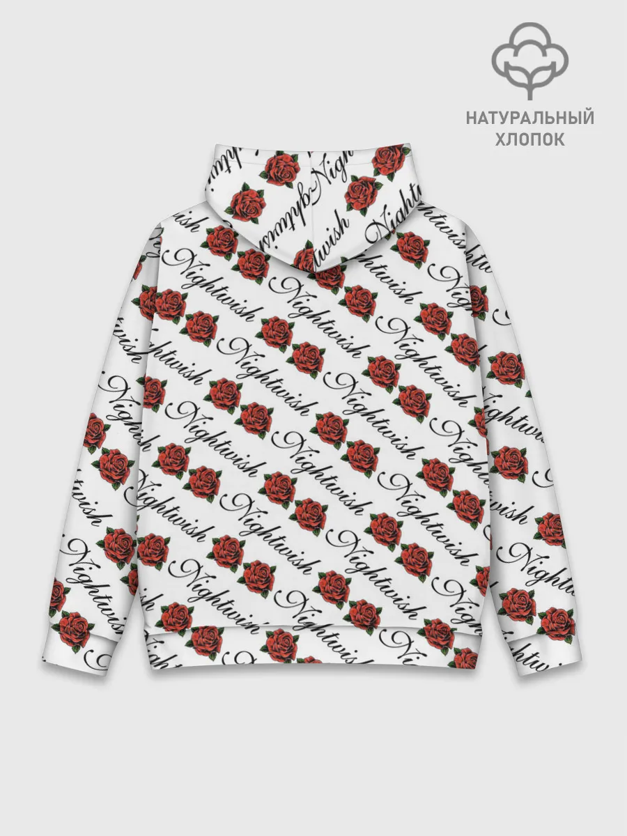 Худи мужской база хлопок / Nightwish Roses / Найтвиш
