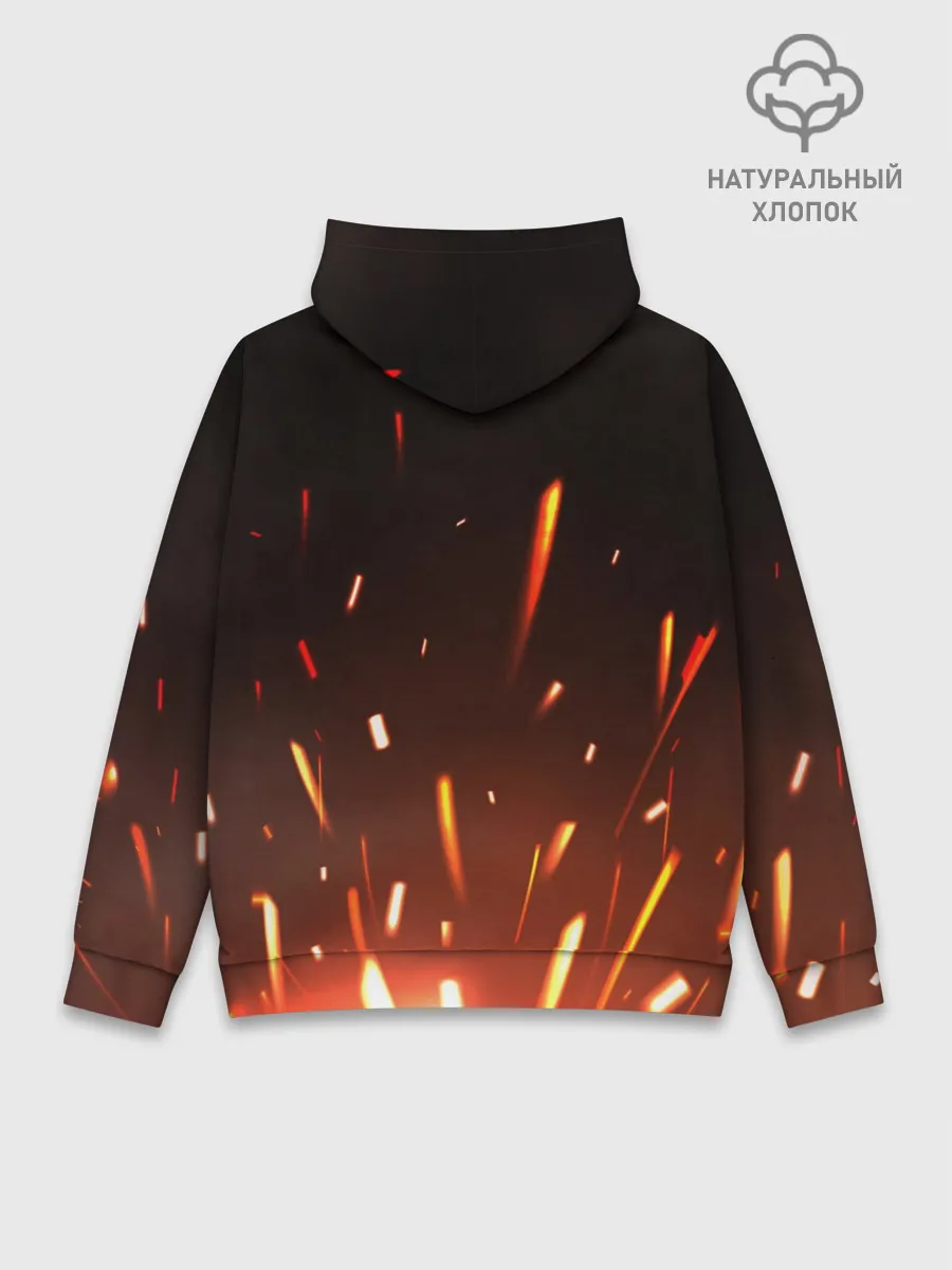 Худи мужской база хлопок / Скелет из Вальхейма