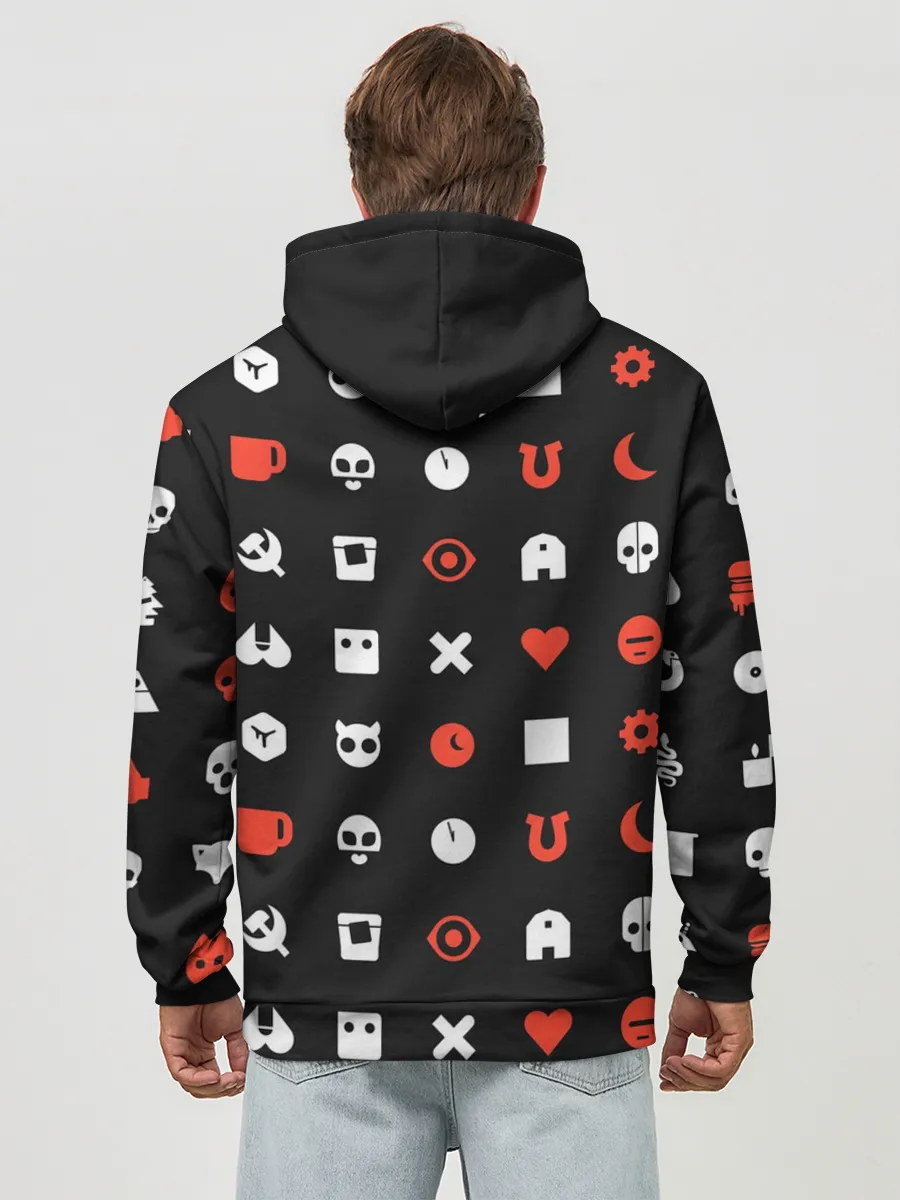 Худи мужской база хлопок / Любовь смерть и роботы