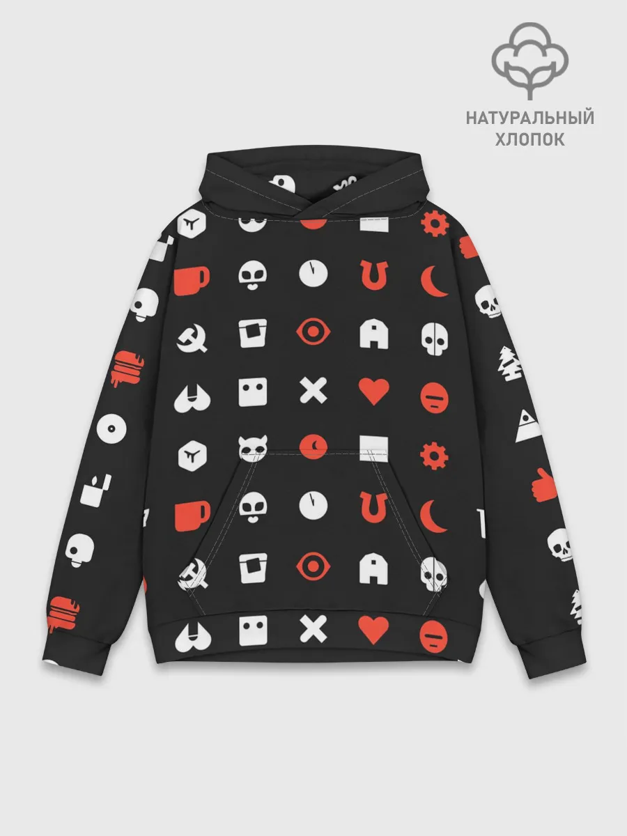 Худи мужской база хлопок / Любовь смерть и роботы