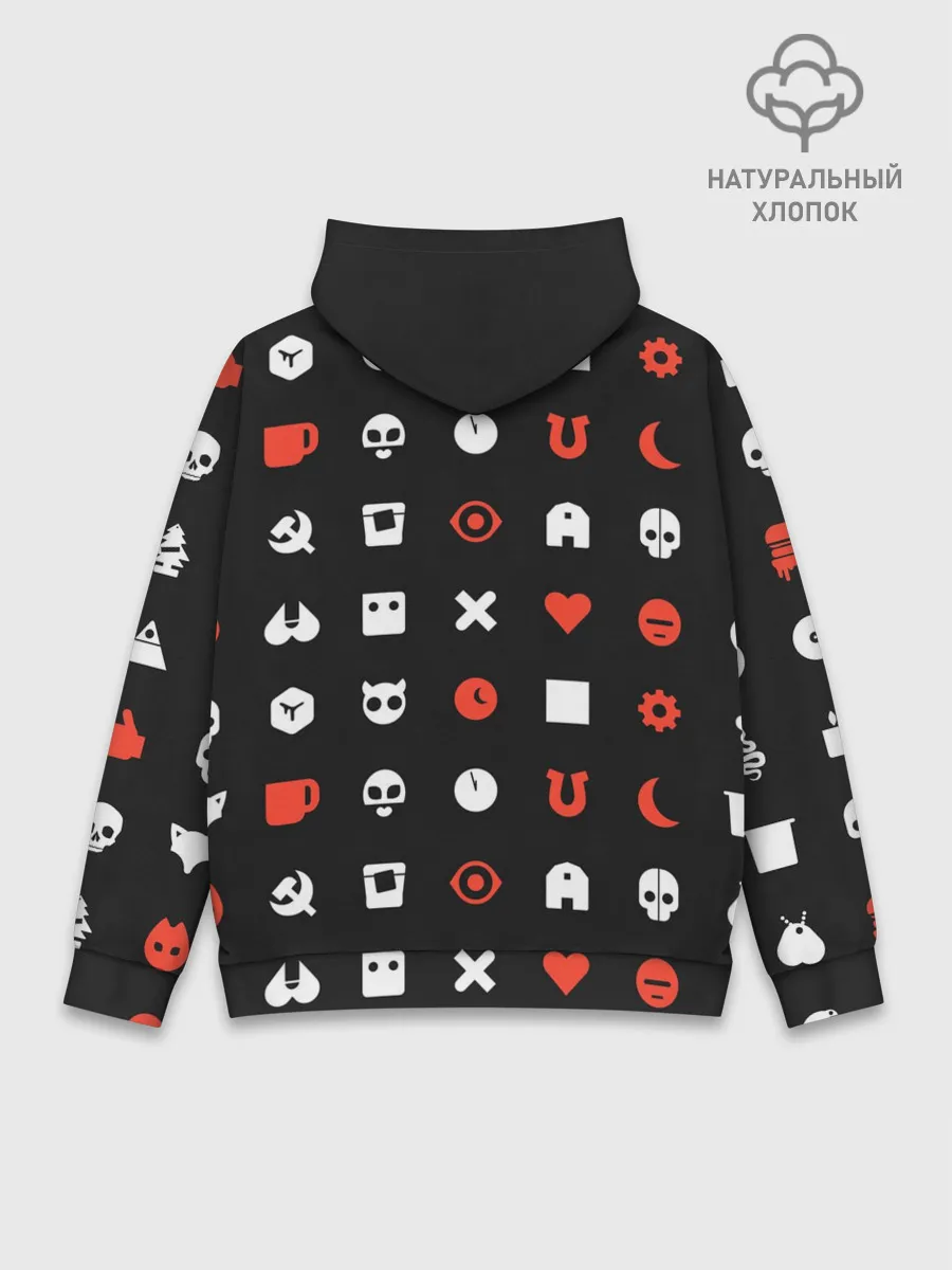 Худи мужской база хлопок / Любовь смерть и роботы