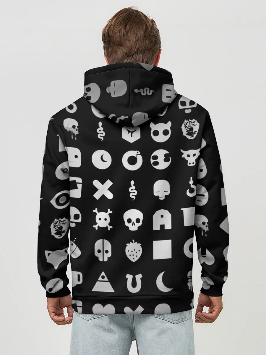 Худи мужской база хлопок / Любовь смерть и роботы