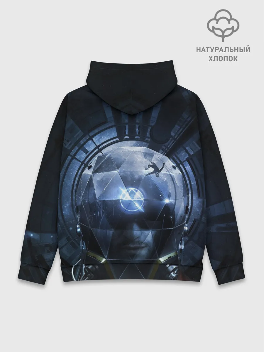 Худи мужской база хлопок / Prey Морган Ю