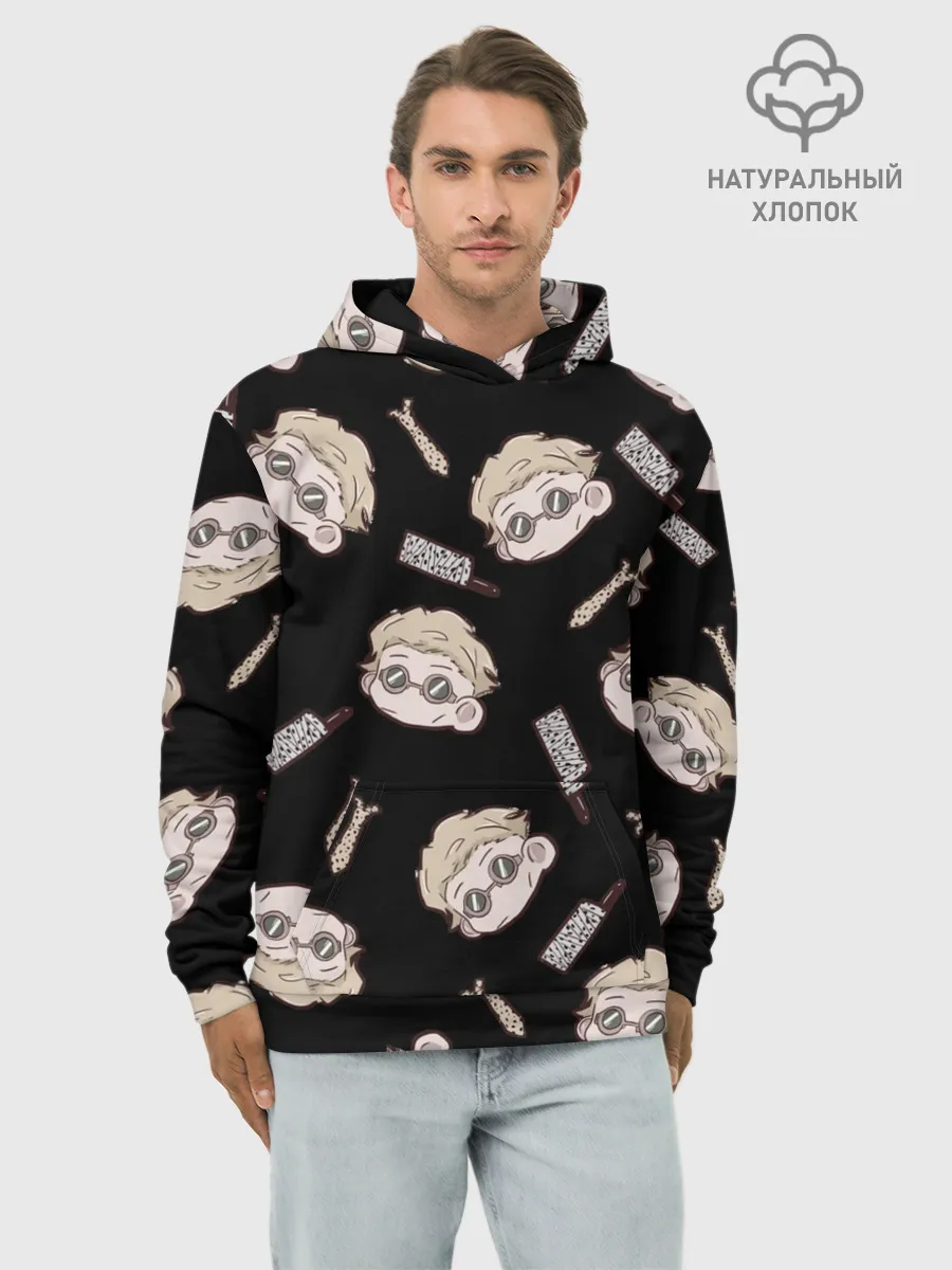 Худи мужской база хлопок / Нанами Кенто Магическая битва