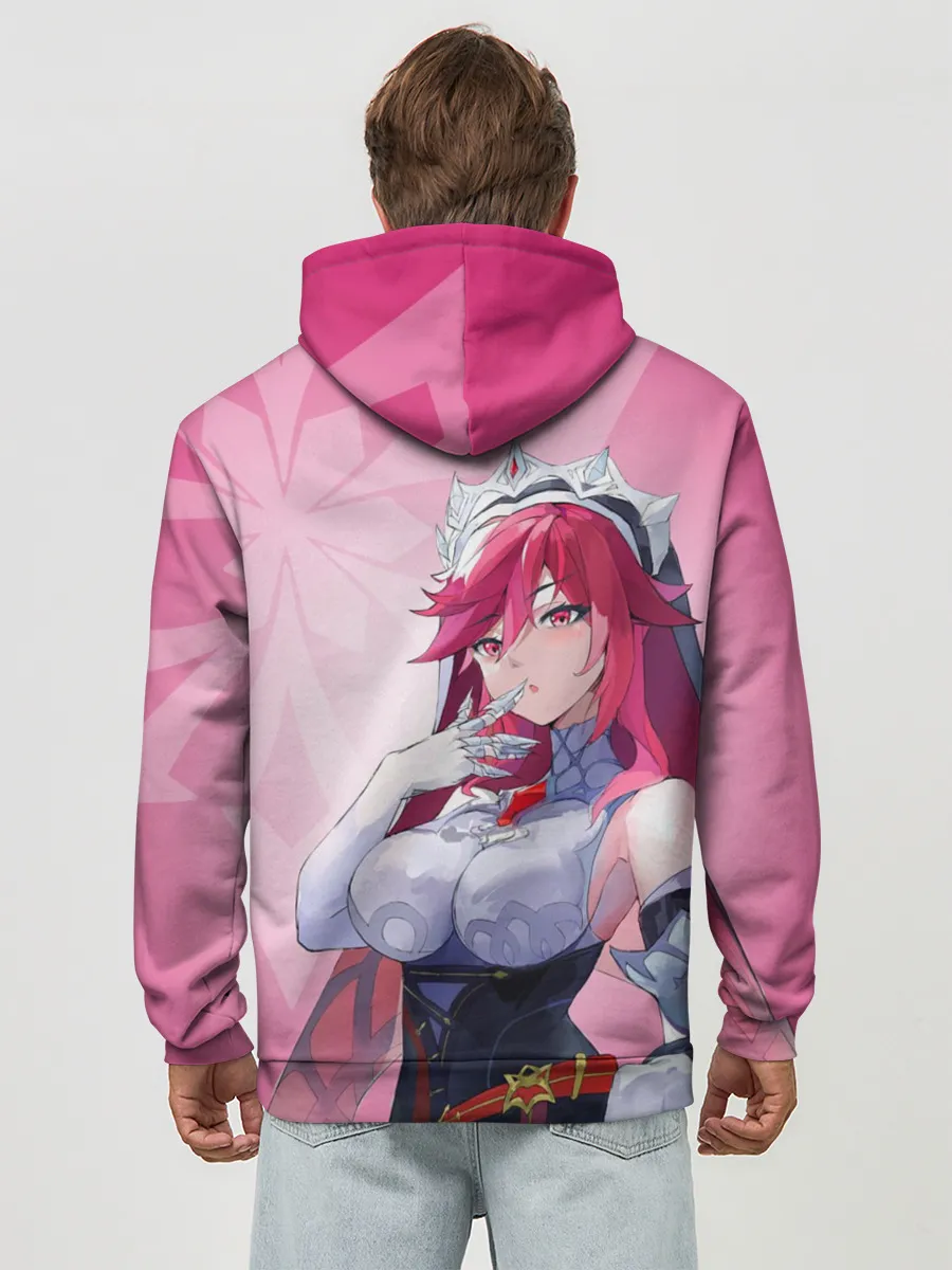 Худи мужской база хлопок / GENSHIN IMPACT, РОЗАРИЯ