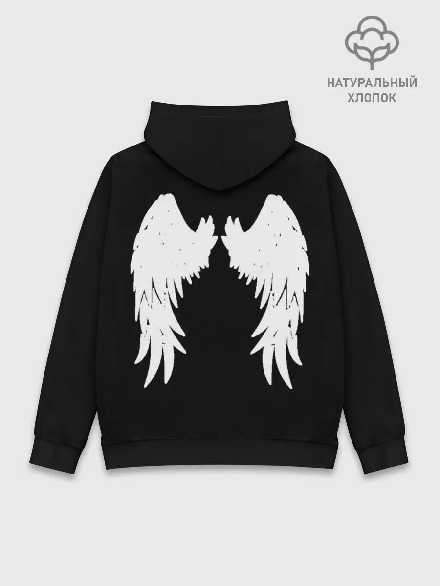 Худи мужской база хлопок / GOOD OMENS | БЛАГИЕ ЗНАМЕНИЯ