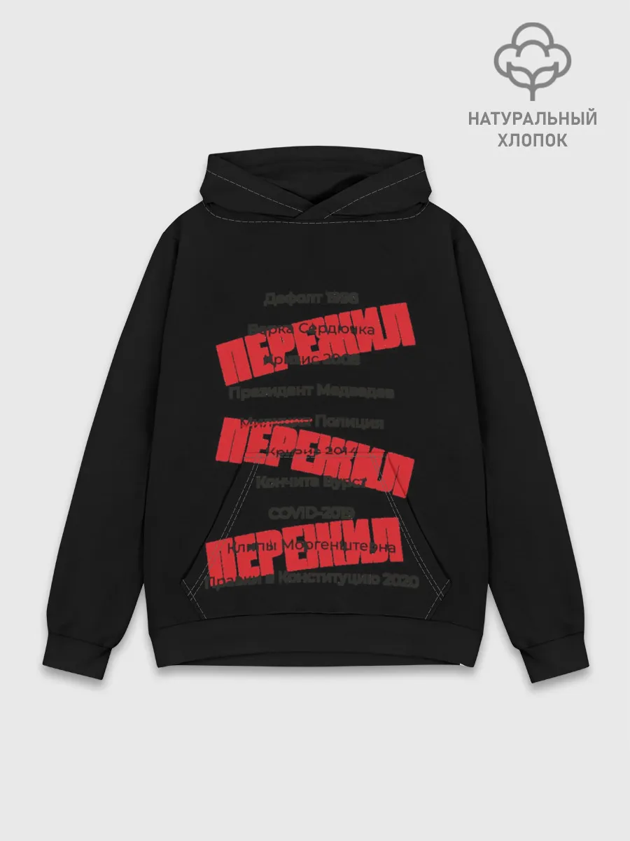 Худи мужской база хлопок / Пережил все кризисы