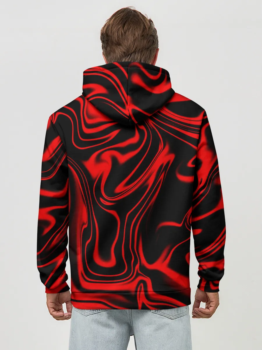 Худи мужской база хлопок / Жидкий градиент