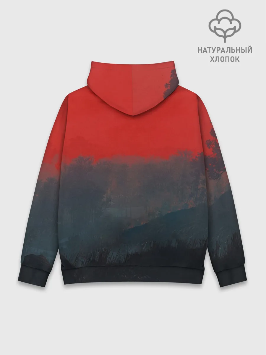 Худи мужской база хлопок / На плотве | Ведьмак