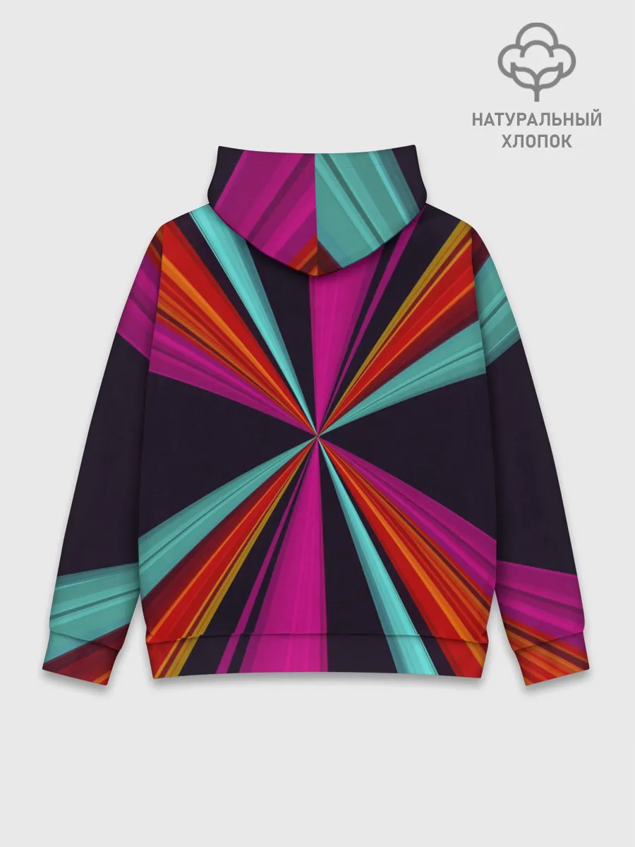 Худи мужской база хлопок / Полосы