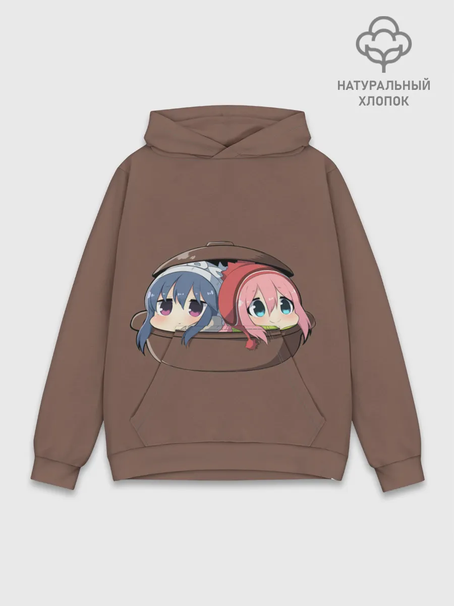 Худи мужской база хлопок / Рин и Надэсико