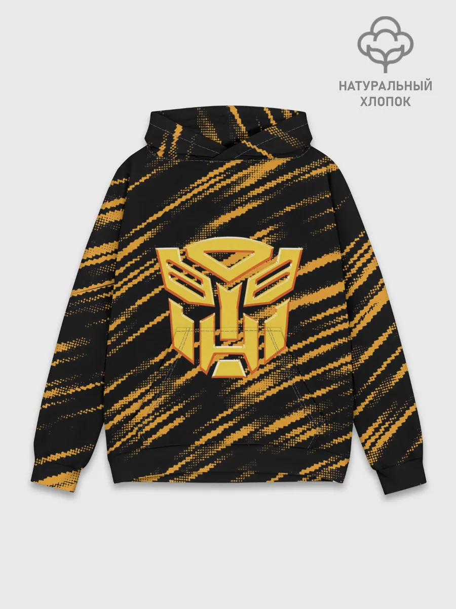 Худи мужской база хлопок / Bumblebee