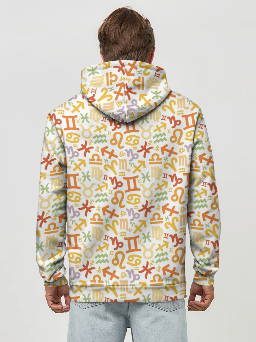 Худи мужской база хлопок / Знаки Зодиака