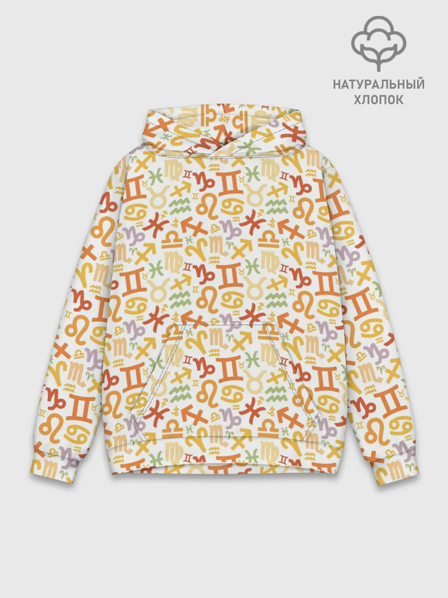 Худи мужской база хлопок / Знаки Зодиака