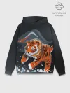 Худи мужской база хлопок / АМУРСКИЙ ТИГР