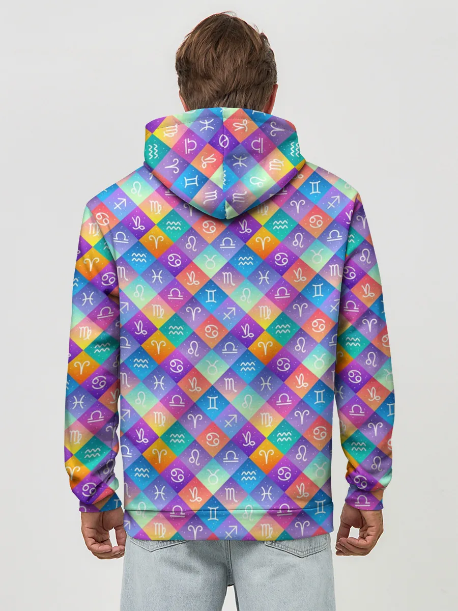Худи мужской база хлопок / Знаки Зодиака
