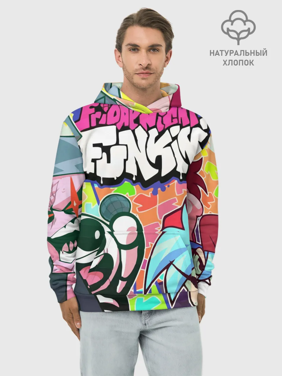 Худи мужской база хлопок / Friday night funkin