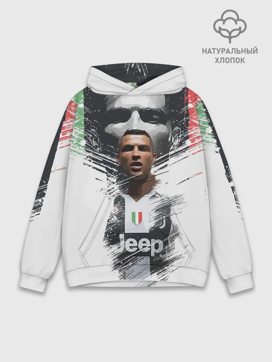 Худи мужской база хлопок / Криштиану Роналду