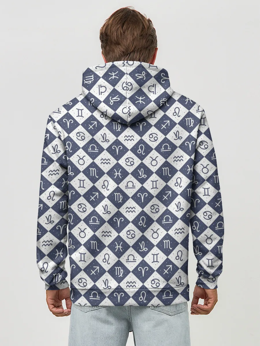 Худи мужской база хлопок / Знаки Зодиака