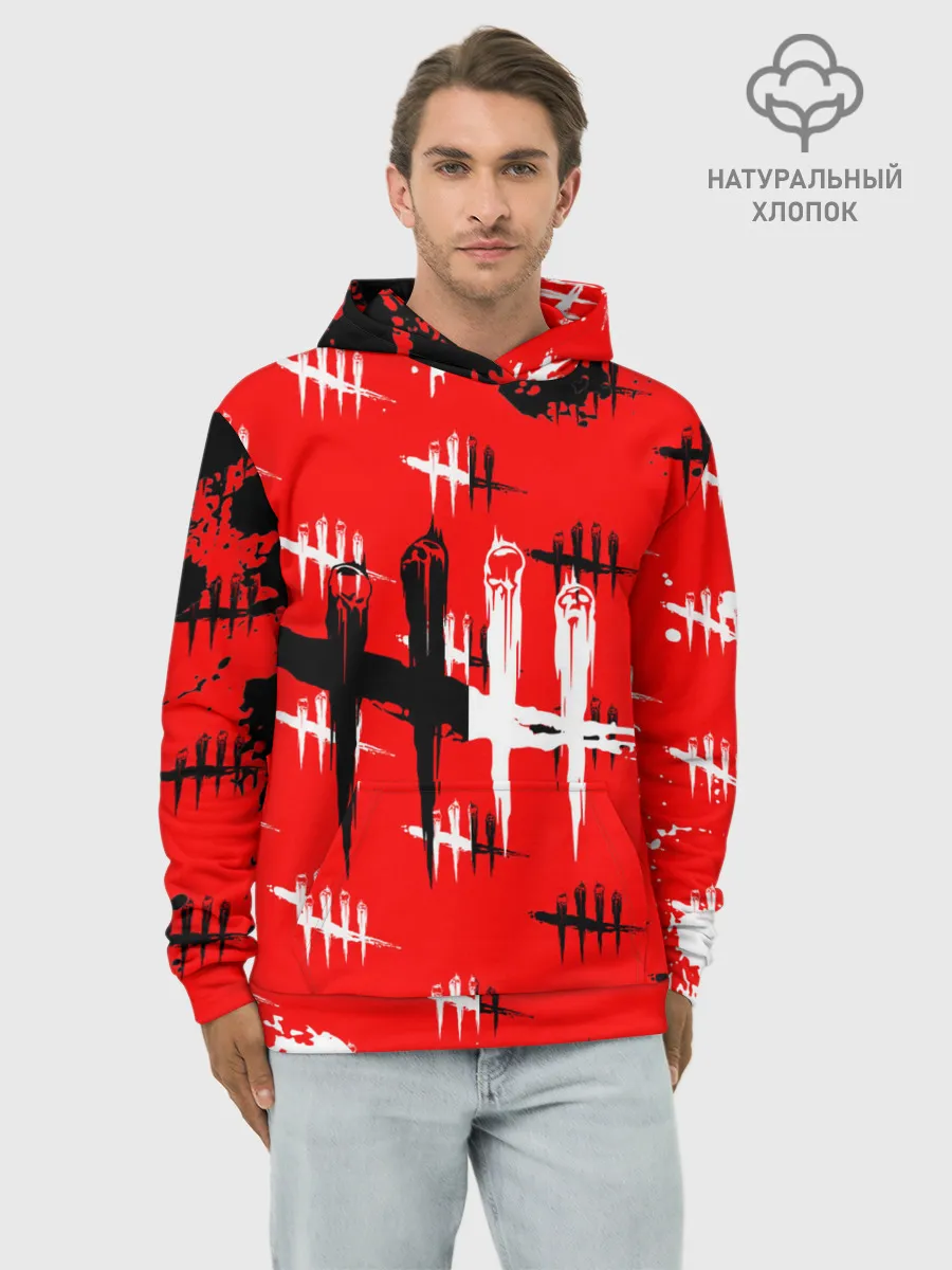 Худи мужской база хлопок / dead by daylight.