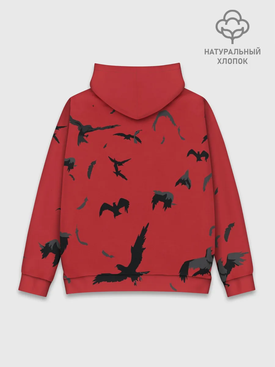 Худи мужской база хлопок / Итачи И Вороны