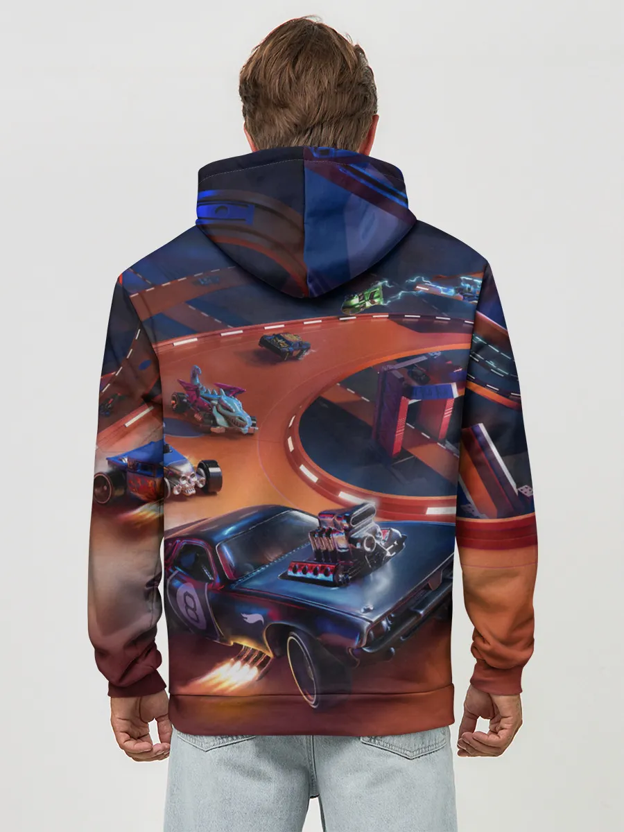 Худи мужской база хлопок / Hot Wheels Unleashed