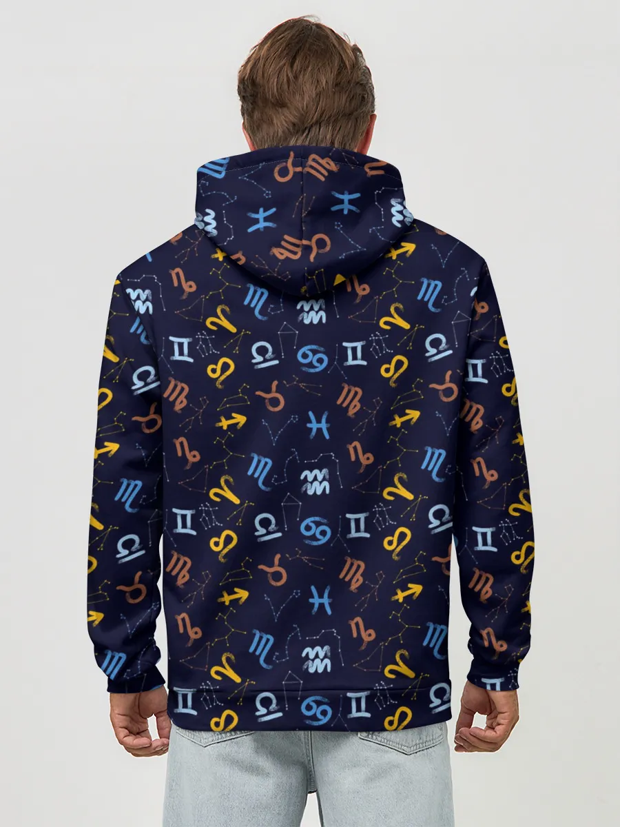Худи мужской база хлопок / Знаки Зодиака