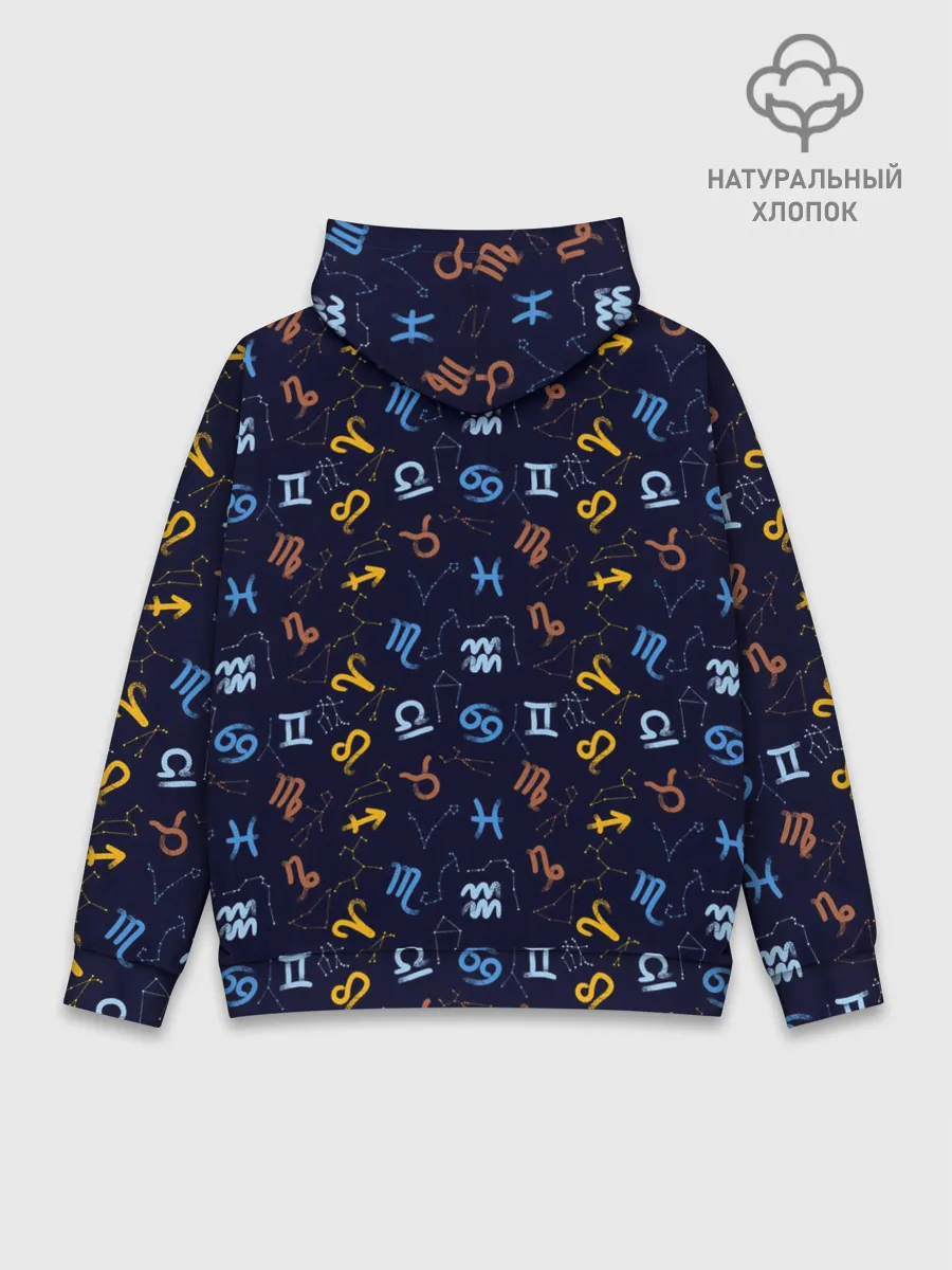 Худи мужской база хлопок / Знаки Зодиака