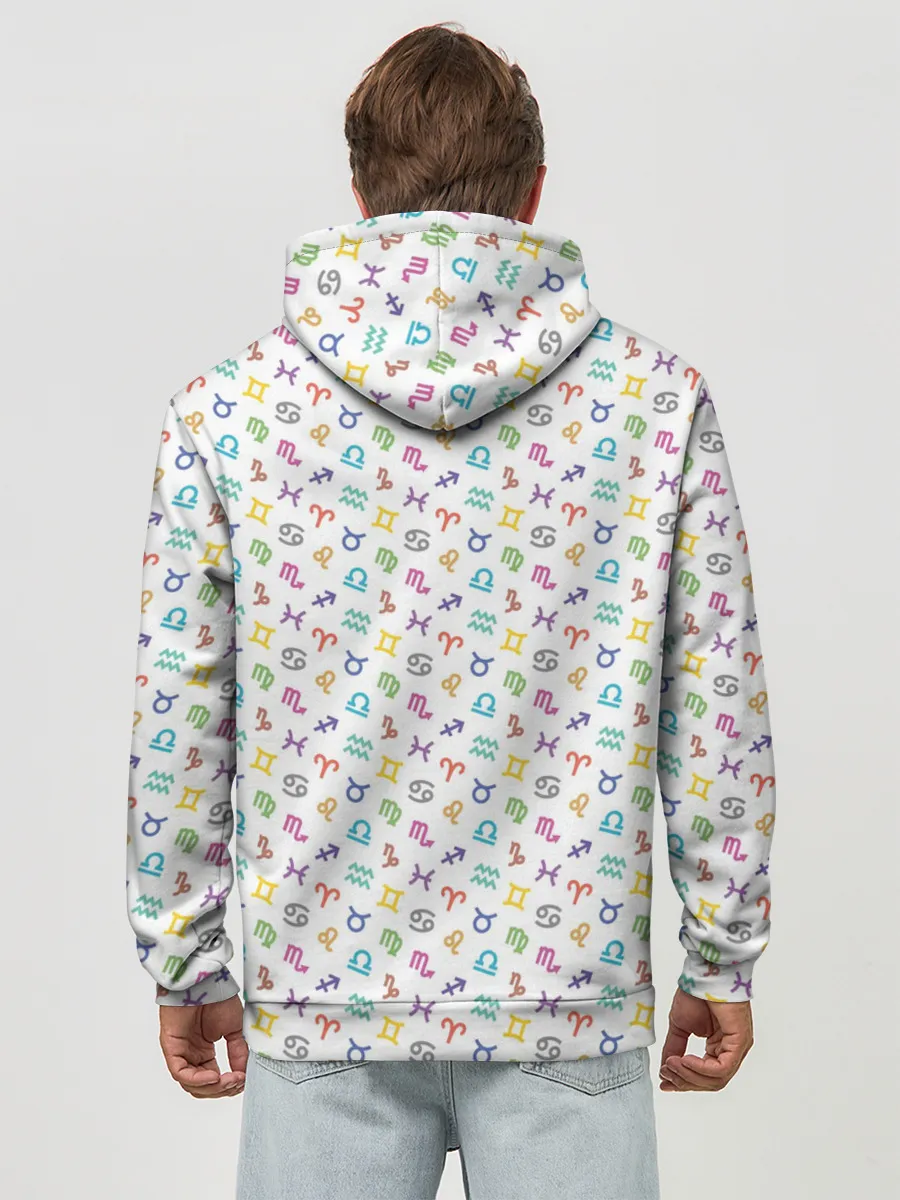 Худи мужской база хлопок / Знаки Зодиака