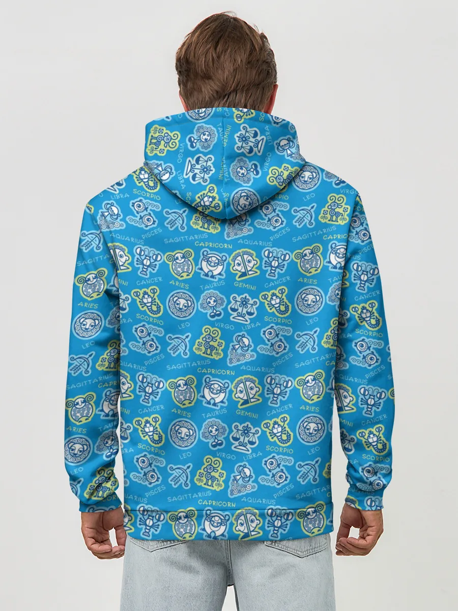 Худи мужской база хлопок / Знаки Зодиака