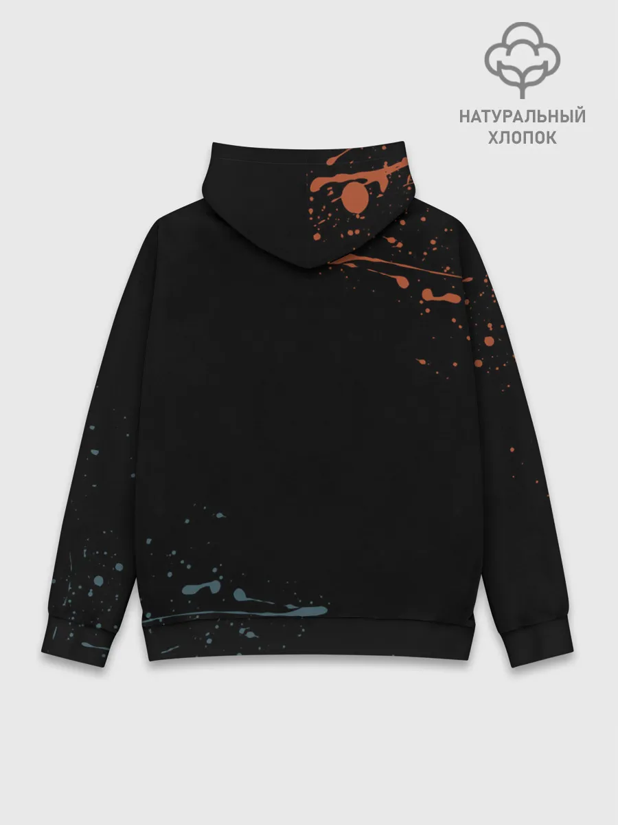 Худи мужской база хлопок / METAL GEAR SOLID SNAKE