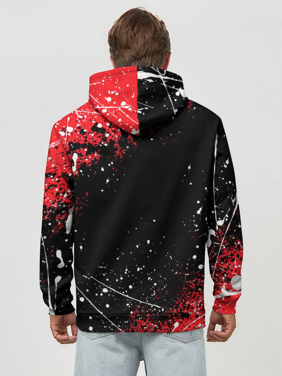 Худи мужской база хлопок / САКУРА | SAKURA | ВИШНЯ