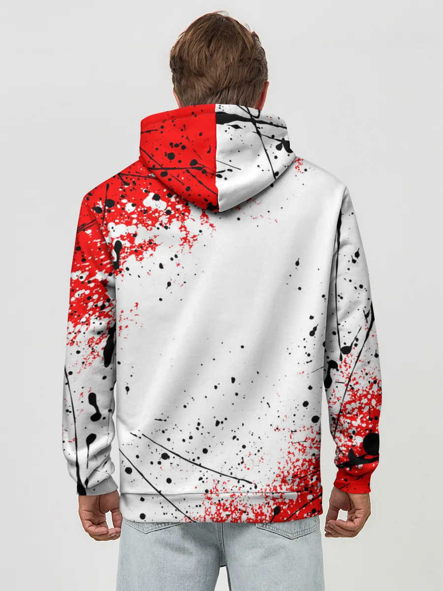 Худи мужской база хлопок / САКУРА | SAKURA | ВИШНЯ