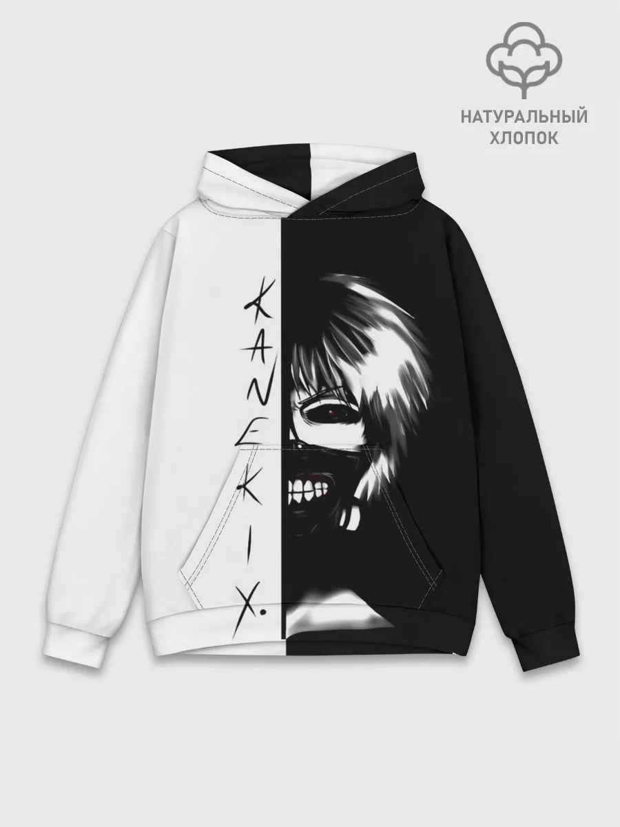 Худи мужской база хлопок / Kaneki X. | Tokyo Ghoul