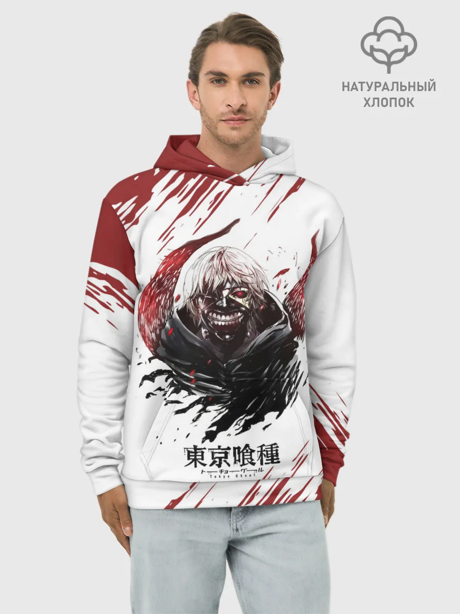 Худи мужской база хлопок / Kagune | Tokyo Ghoul