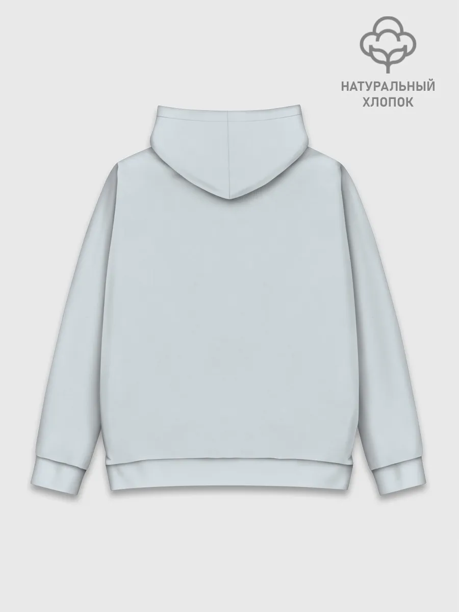 Худи мужской база хлопок / Рыжая лиса