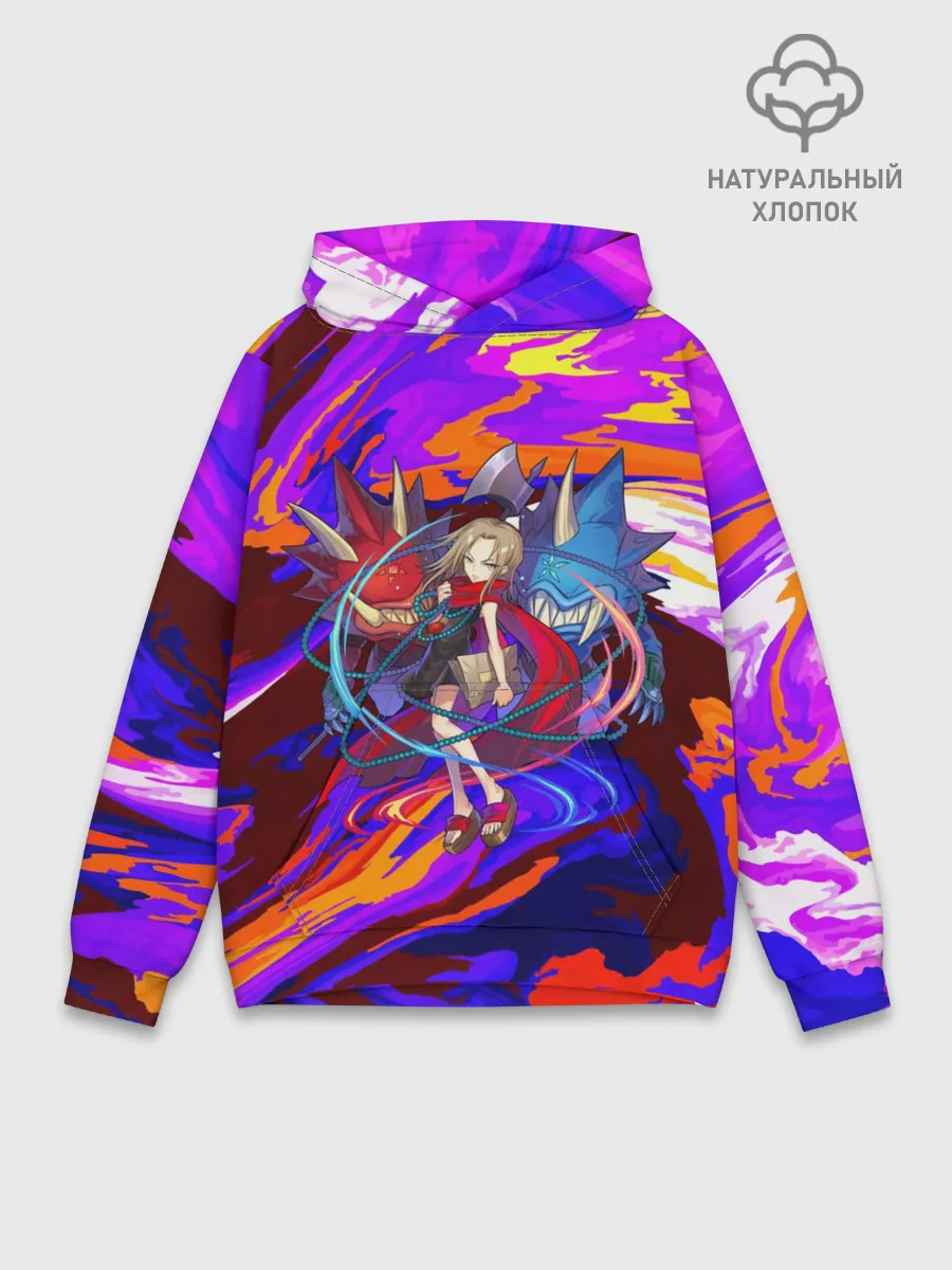 Худи мужской база хлопок / Шаман Кинг | Анна