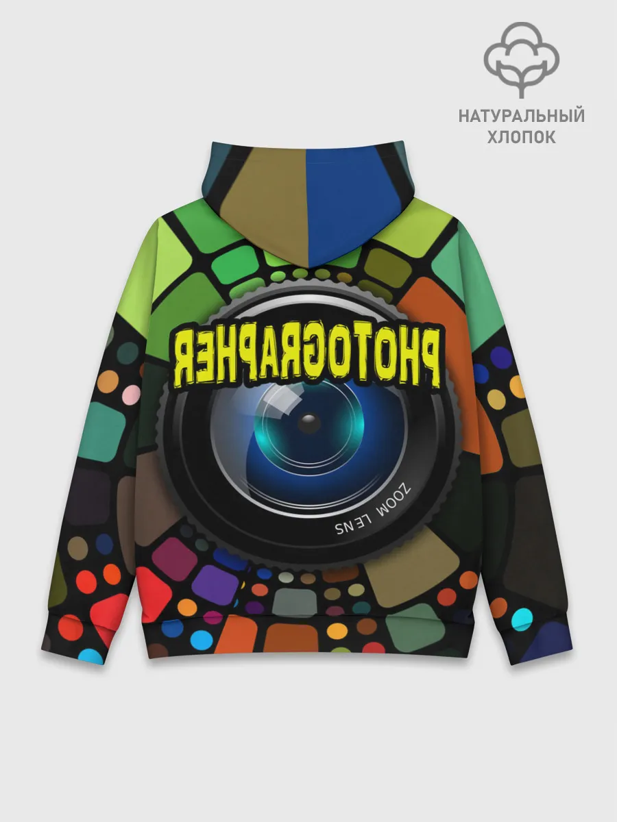 Худи мужской база хлопок / Фотограф и объектив