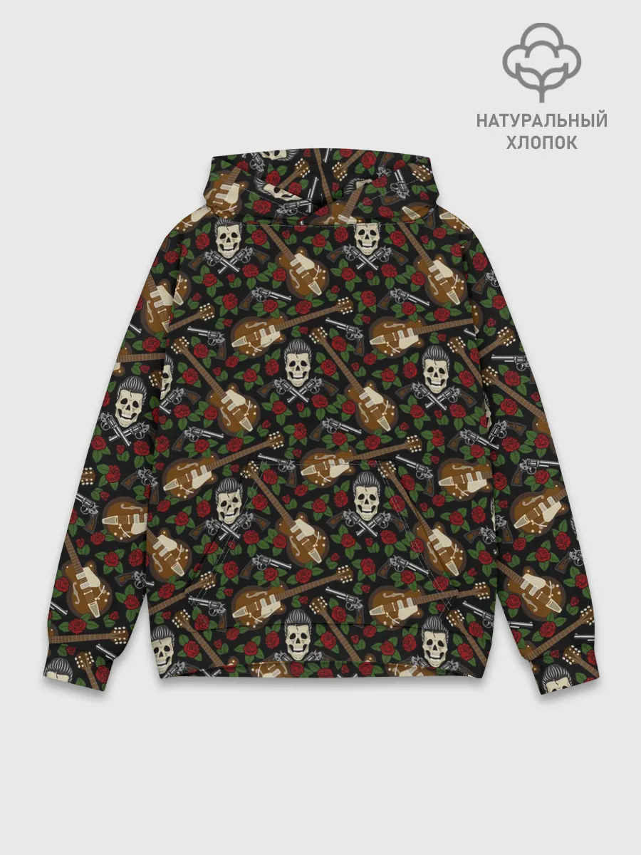 Худи мужской база хлопок / ROCK