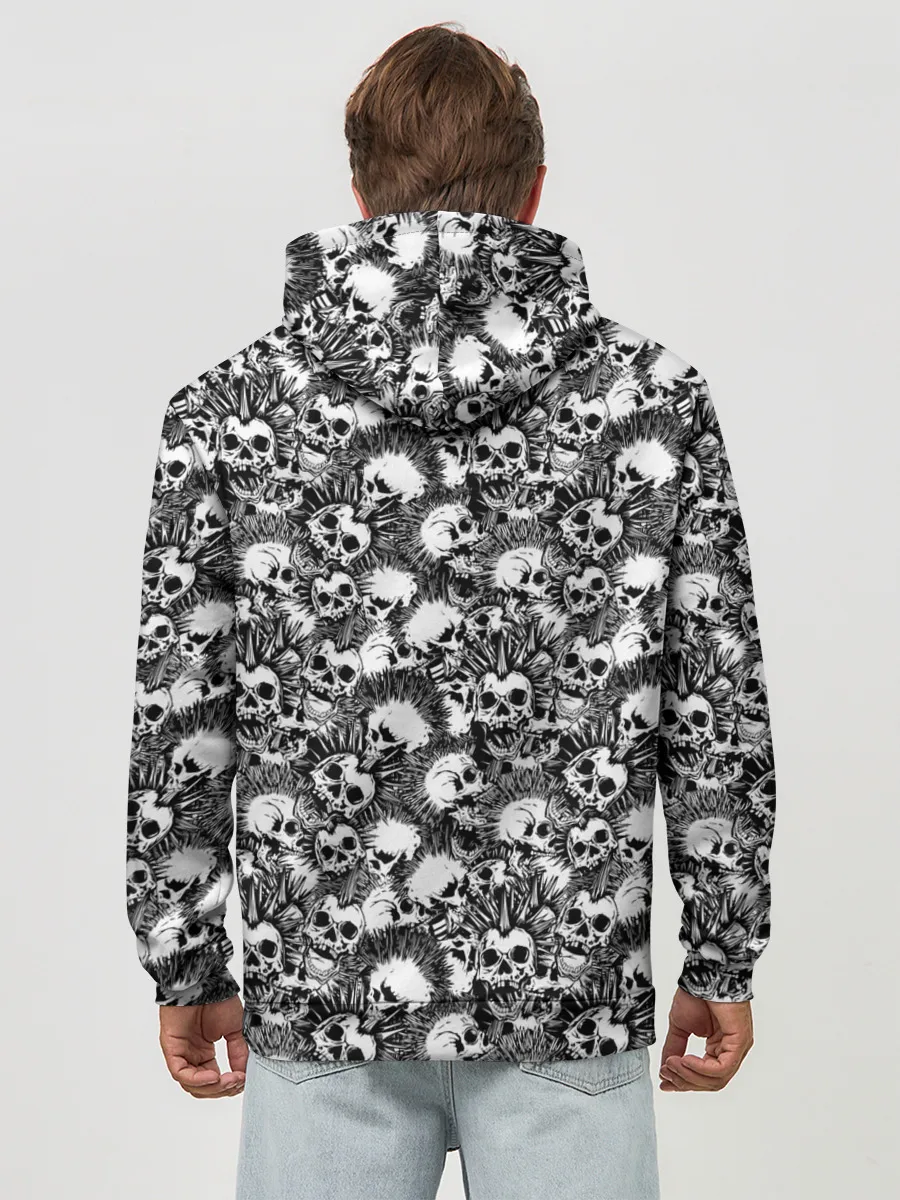 Худи мужской база хлопок / Punks not Dead