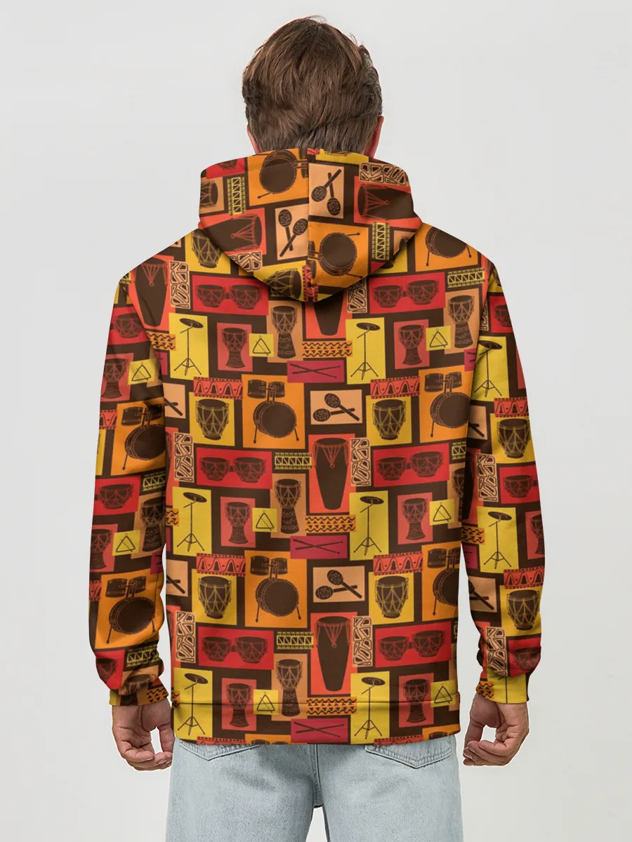 Худи мужской база хлопок / Ударные Инструменты