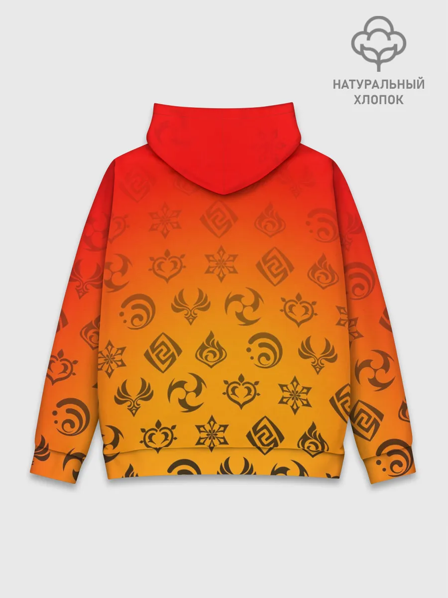 Худи мужской база хлопок / GENSHIN IMPACT