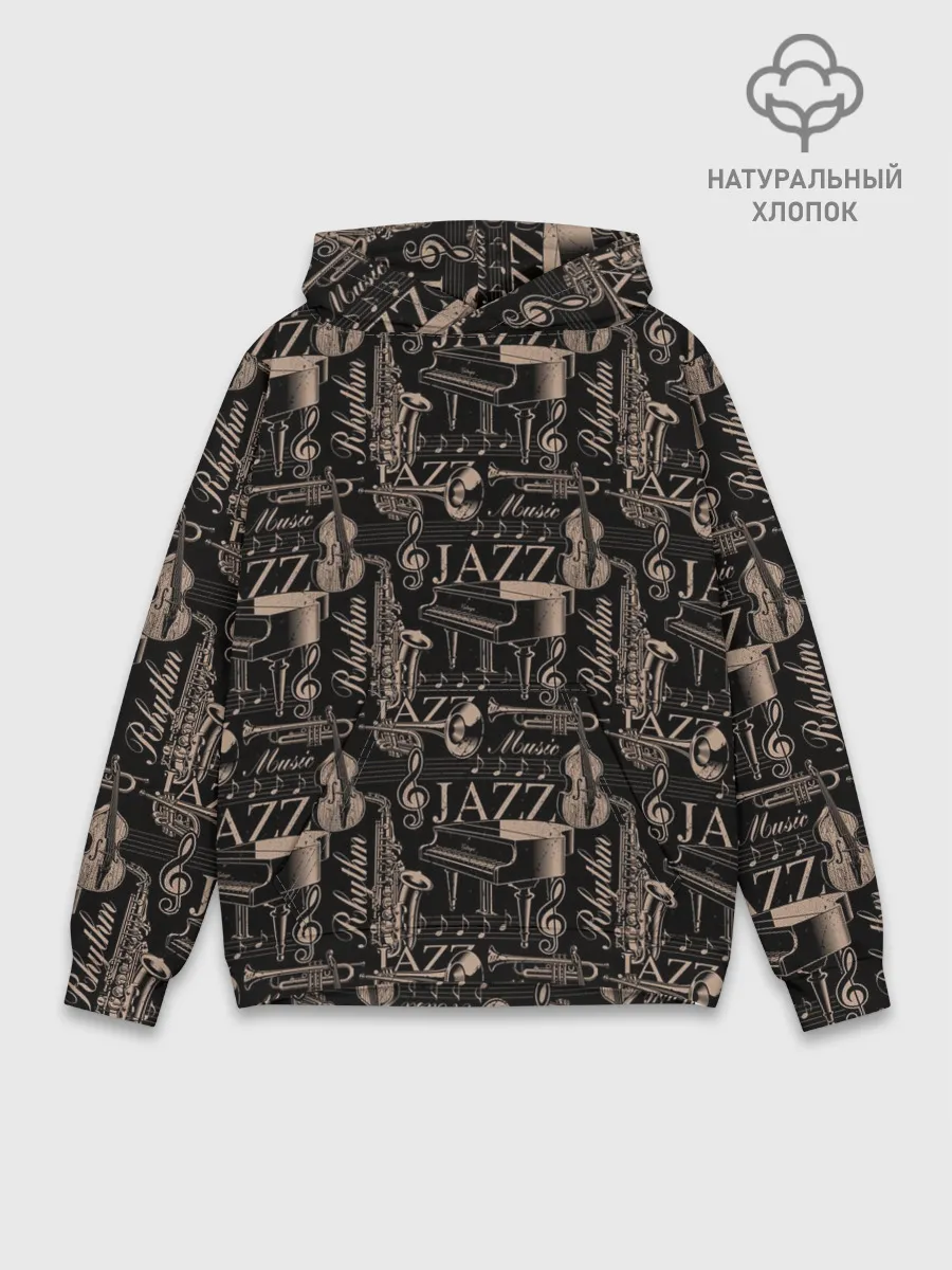 Худи мужской база хлопок / Jazz